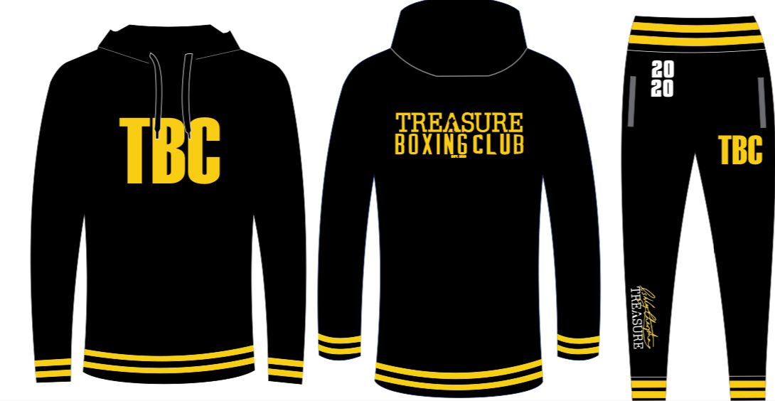 Black and Yellow Cotton Tracksuit