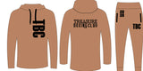 Treasure Boxing Club Black and Yellow Cotton fleece Tracksuit with embroidered logo