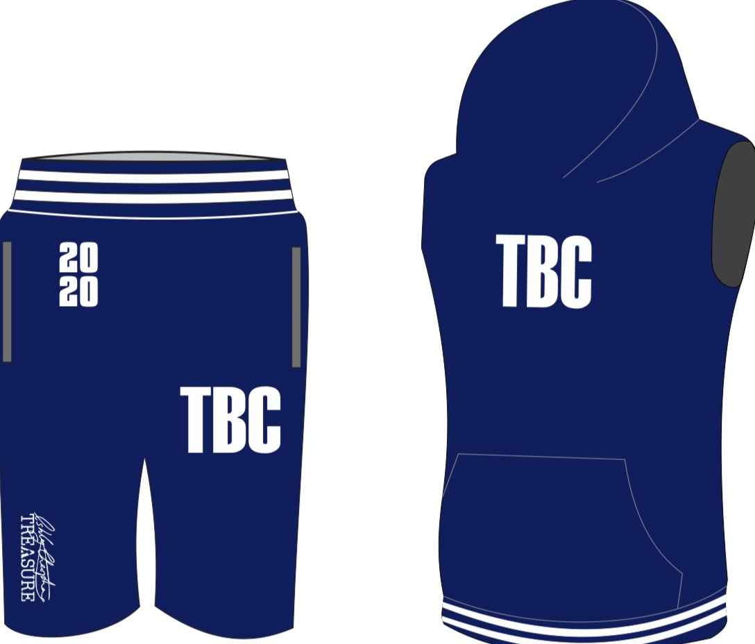 Treasure Boxing Club Hoody short set