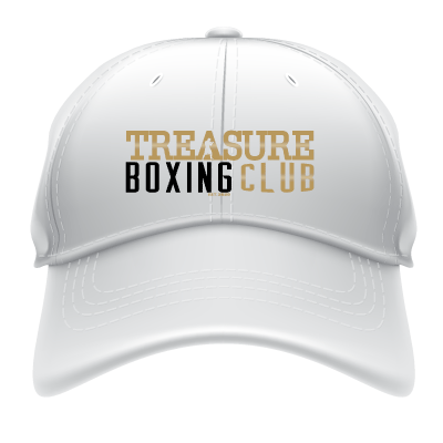 Treasure Boxing Club White Baseball Hat