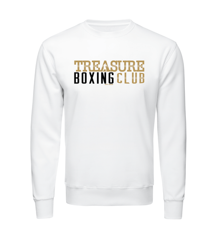 Treasure Boxing Club White Sweat Shirt